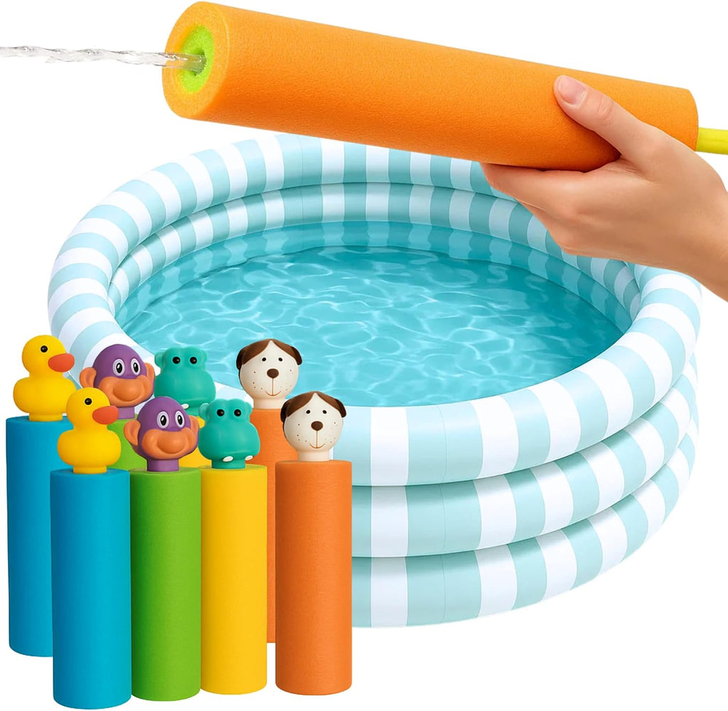 Water Blaster | Water Blaster for Kids, Water Squirter for Kids, Pool Guns, Squirt Gun 8 Pack Beach Essentials, Beach
