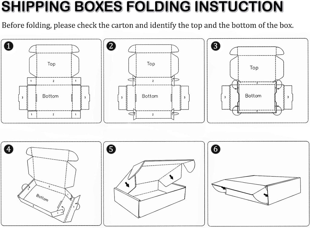 Shipping Boxes 12x9x4 inches Pack of 20, White Corrugated Cardboard Box, Medium Mailing Boxes for Packaging Small