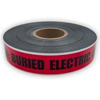 Buried Electrical Line Caution Tape - 6 Roll Pack - Detectable Underground Tape - 2 Inch x 1000 Ft Length, 4 Mil