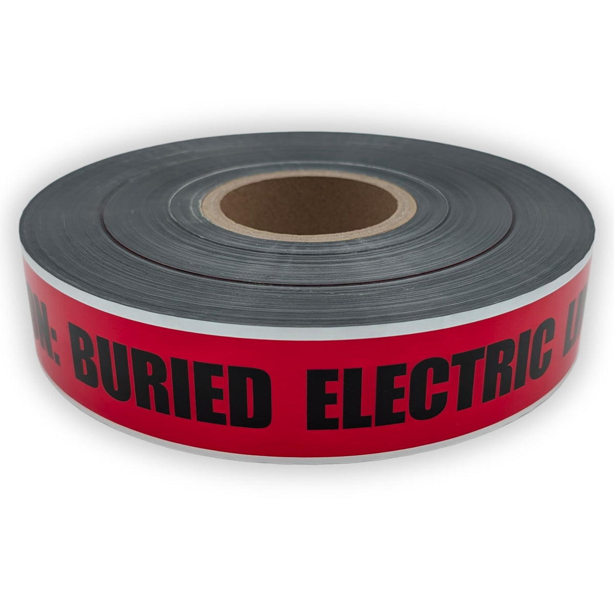 Buried Electrical Line Caution Tape - 6 Roll Pack - Detectable Underground Tape - 2 Inch x 1000 Ft Length, 4 Mil