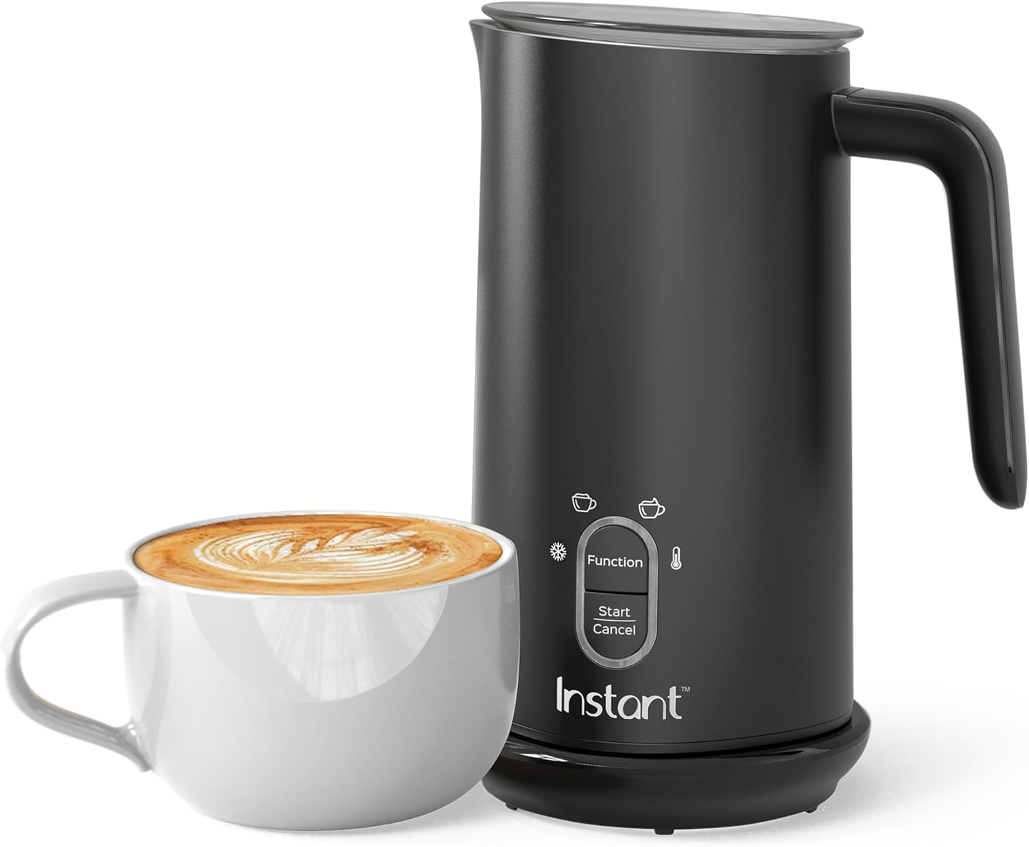 Milk Frother, 4-in-1 Electric Milk Steamer, 10oz/295ml Automatic Hot and Cold Foam Maker and Milk Warmer for Latte