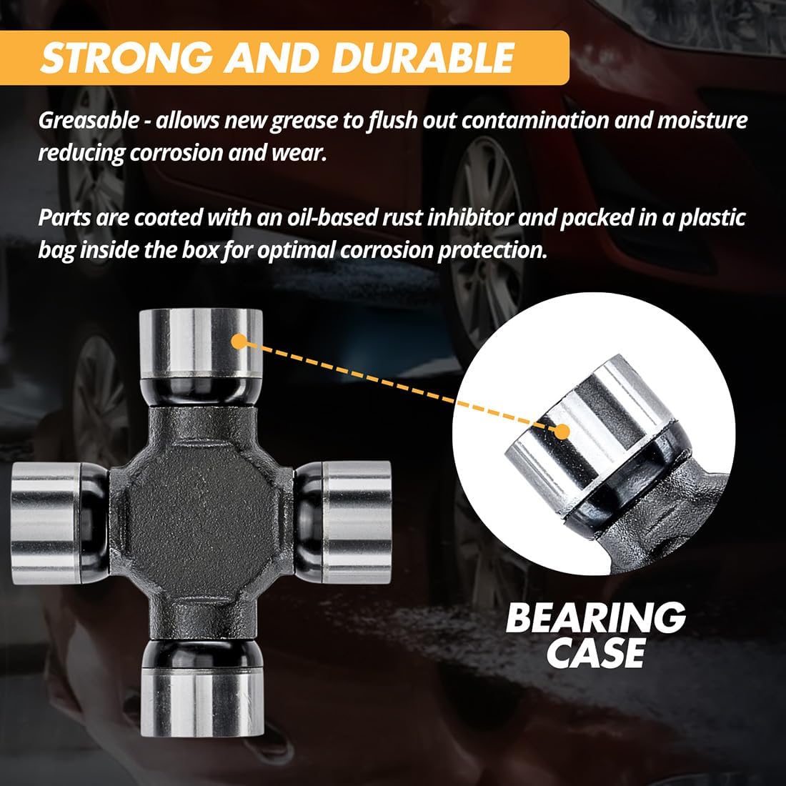 U Joint Front Drive Shaft Universal Joints Kit Replacement fits Ford F-150