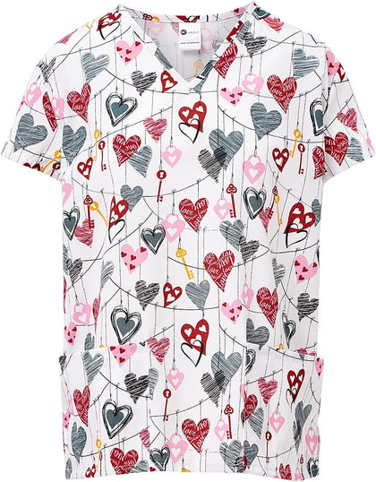 Womens 24/7 Comfort V-Neck Scrub Top with PocketsMedical Scrubs