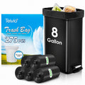 Medium Black Trash Bags 8 Gallon 275 Count Kitchen Garbage Bags