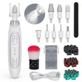 Electric Nail File, Manicure and Pedicure Kit 5 Speeds & LED Light