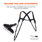 Squids 3132 Barcode Scanner Harness, Large , Black
