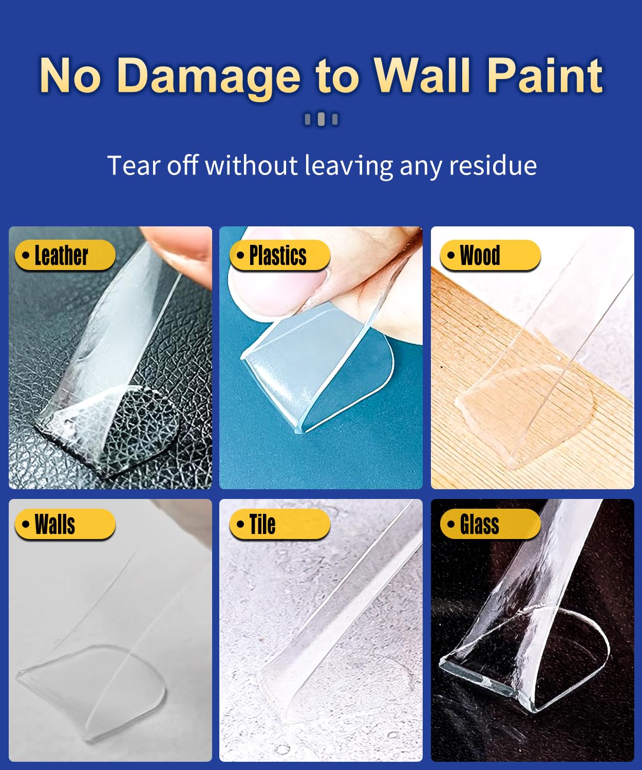 Removable Adhesive Dots, No Trace Museum Poster Mounting Putty