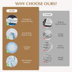 Memory Foam Pregnancy Pillow for Sleeping, Cooling Maternity Pillow
