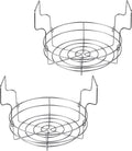 12-inch Canning Rack, 2 Pack, Stainless Steel Steamer Jar Rack Kit for Regular Wide Mouth Mason Ball Jars, Holds 8