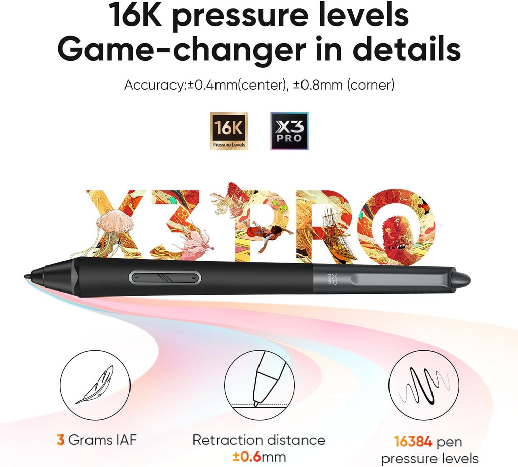 XPPen Artist Pro 14 Gen2 Drawing Tablet with Screen 14 inch Graphic Art Tablet & XP-PEN Professional Artist Glove for