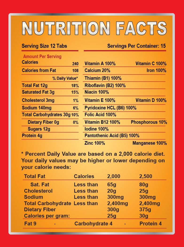 Survival Tabs – Emergency Food Supply – 2-Day Chocolate Tabs, USA, Portable | Concentrated formula supplies 15