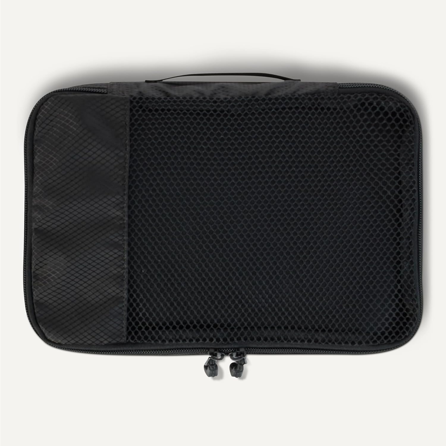 4-Piece Space-Saving Packing Cubes Travel Accessories Set, Luggage Organizer with Double Zipper, Mesh Top, Small