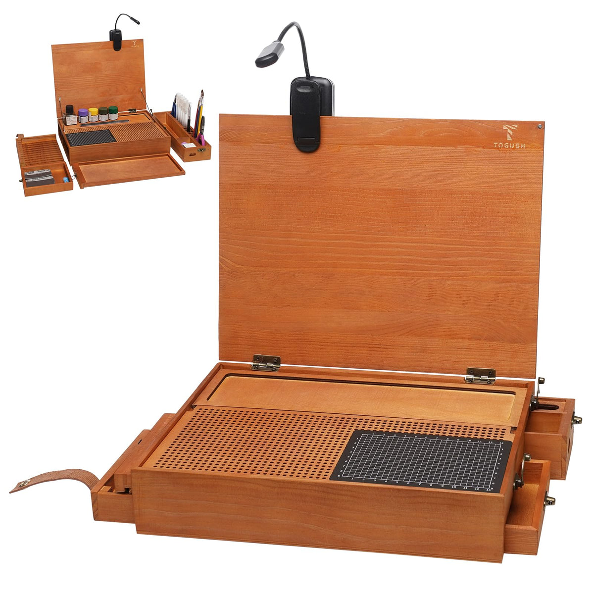Model Building Station, Portable Hobby Workbench with Tool Storage