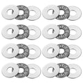 uxcell 8 Sets NTA411 Thrust Needle Roller Bearings with Washers, ID 1/4"