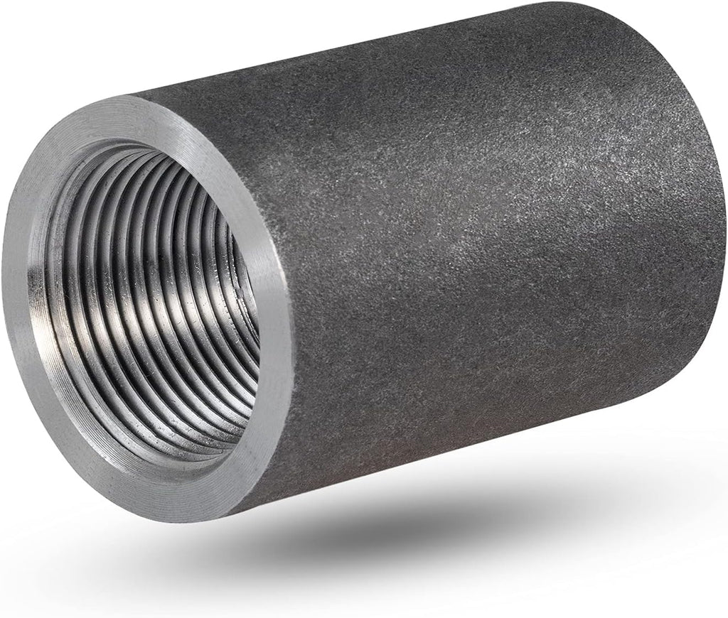 Supply Giant NDCT0300 1" Straight Merchant Steel Coupling With Black Coating