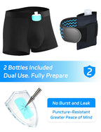 Urine Test Complete Kit - Thinner 3.5oz Empty Bottle, HDPE Sample Vials, Hi-Stretch Leg Strap, Thermometer Stickers