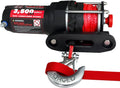 3500 lb ATV UTV Recovery Winch, 12V Electric Winch Kit with 1/4"×33' Synthetic Rope Wired Remote and Wireless