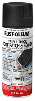 Triple Thick Roof Patch and Sealer Spray, 13 oz, Black