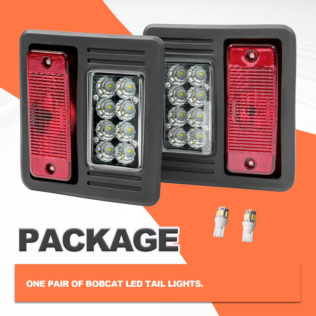 HECASA LED Tail Light Kit Compatible with Bobcat Skid Steer Loader
