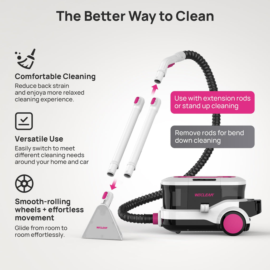 C4 Portable Carpet Cleaner, Stand-Up Deep Cleaning