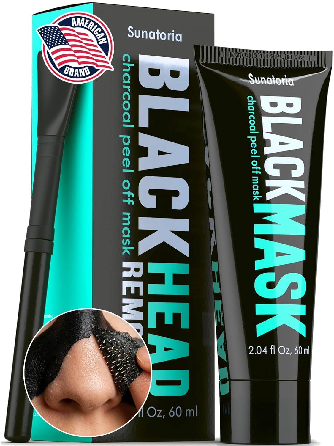 Original Black Peel Off Face Mask – Charcoal Pore Mask – Helps Remove Excess Oil & Lift Away Surface Impurities –