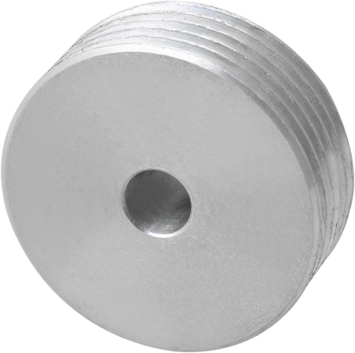 Aluminum Multi-Ribbed Belt Pulley V-Belt Pulley OD 40mm Silver (Inner Hole 8mm)