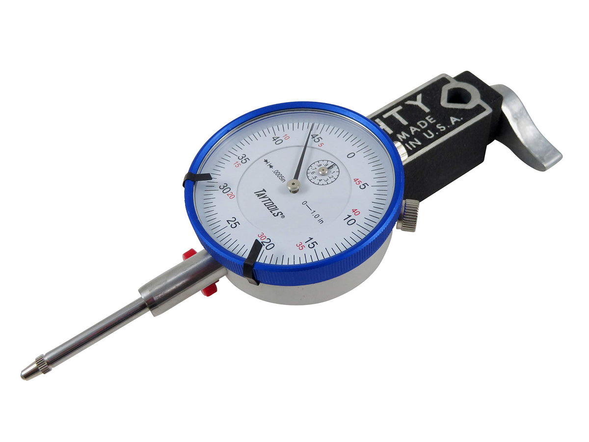 Westhoff Bundle 400-3 Mighty Mag Base with Quick Release Cam Lever, 45 Pounds Pull and 6 Mounting Locations and Taytools Dial Indicator with 1” Travel