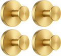BKV Suction Cup Hooks for Shower,Gold,4 Pack