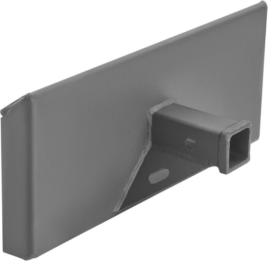 1/4 in Skid Steer Mount Plate with 2" Receiver Hitch, Universal Quick Attach Mount Plate, 1500lbs Capacity, Heavy