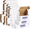 30 Pack Small Shipping Boxes Assorted Sizes, 6x4x3, 7x5x2, 9x6x2-10 PCS Each Small Boxes, White Corrugated Box
