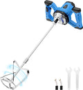 Cement Mixer Electric Concrete Mixer Machine 110V Handheld Mud Mixer with 6 Adjustable Speed for Mixing Concrete
