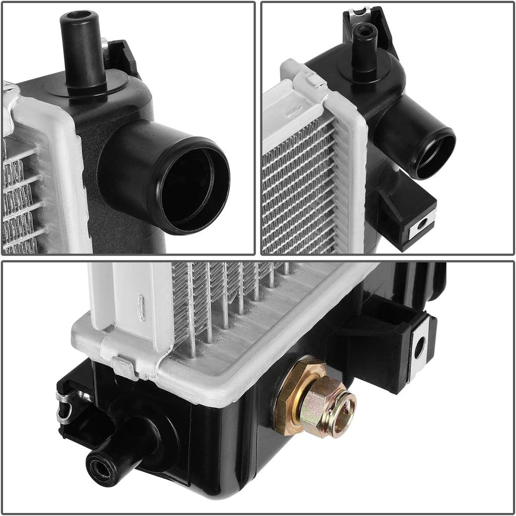 DNA Motoring CU13103 1-Row Aluminum Core Radiator Engine Cooling Compatible with 10-17 Chevy Equinox/GMC Terrain; 07-09 Suzuki XL7, 25952759 GM3010529, OEM-RA-13103