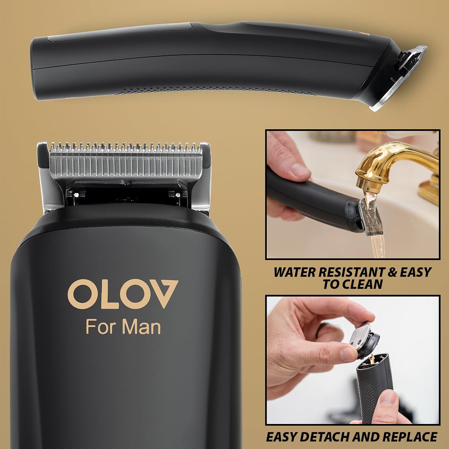 Beard Trimmer, 21 Piece All-in-One Mens Grooming Kit and Hair Clipper, Nose, Ear,Body and Face, Electric Razor with