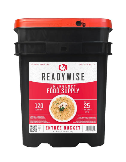 Emergency Food Supply - 120 Servings Favorites Sample Bucket, Survival Food Kit, Freeze Dried Prepper Food &