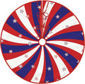 4th of July Patriotic Tree Skirt 48 Inch Independence Day Red Blue White Stripe Holiday Tree Skirts for Summer