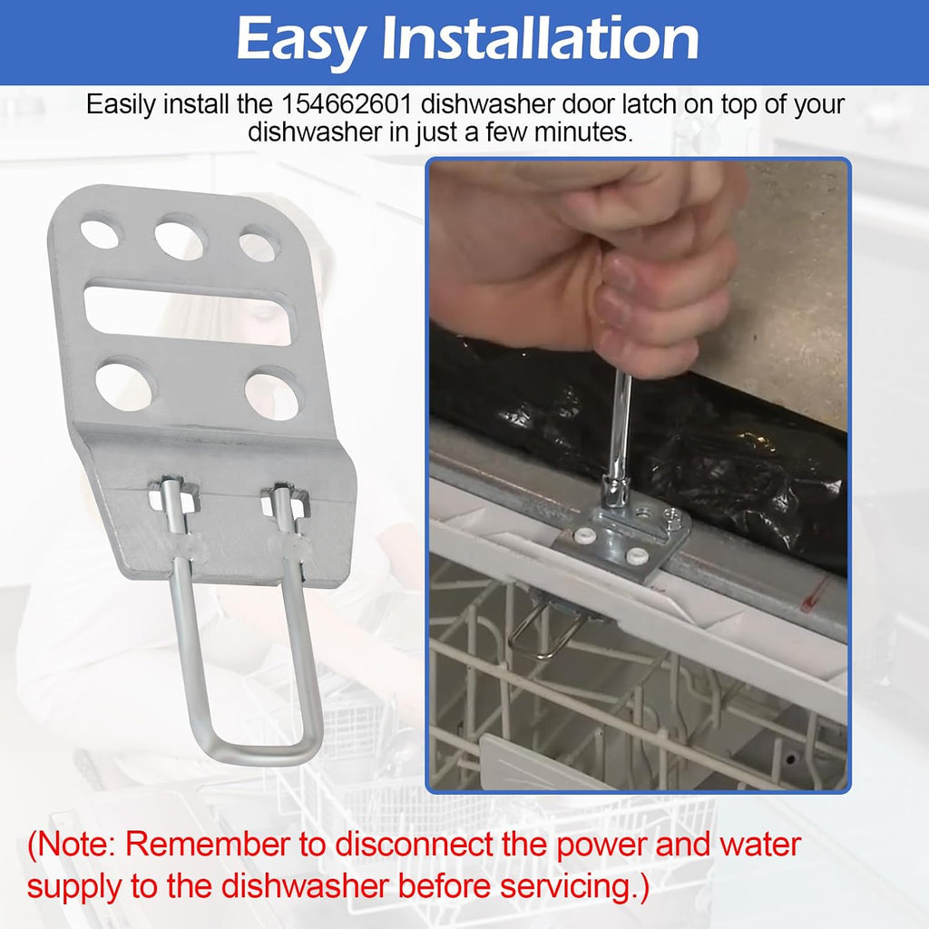 154662601 Dishwasher Door Strike for Frigidaire Dishwasher Door Latch