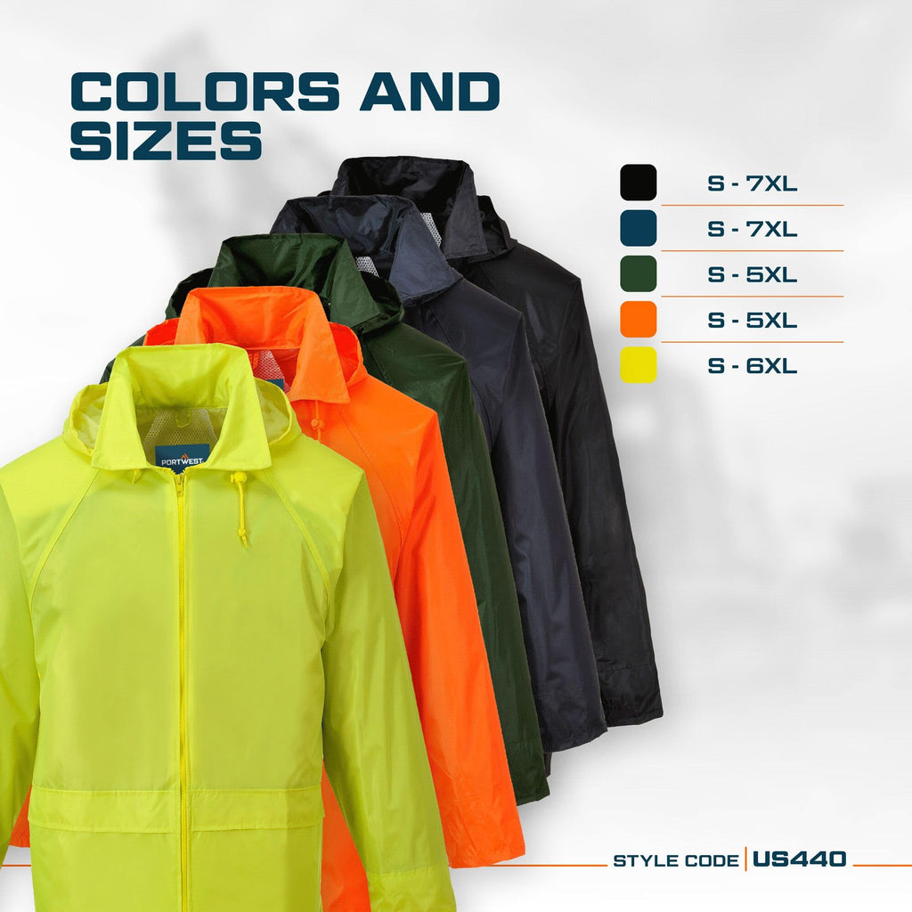 US440 Classic Waterproof Packable Rain Jacket