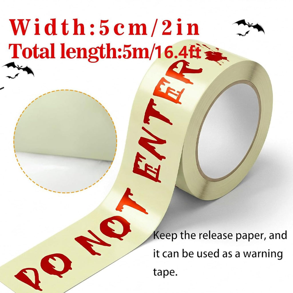 Glow in The Dark Tape with Adhesive Backing for Halloween & Night Decor