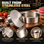 Stainless Steel Burger Press with Patty Ring