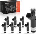 A-Premium Set of 8 Fuel Injectors Compatible with Ford, Mercury