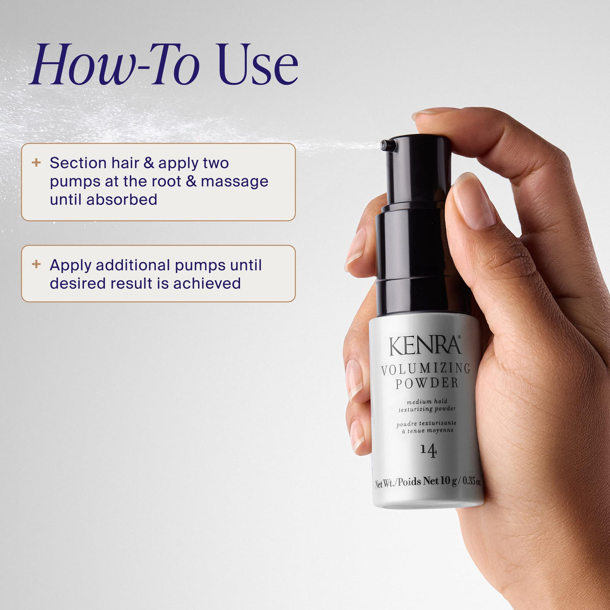 Volumizing Powder 14 | Medium Hold Texturizing Powder | Instant Volume & Texture | Style Longevity Up To 72 Hours |
