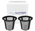 PureWater Filters Reusable Coffee Basket Mesh Filter for Single Serve Brewer Models B30, B31, Mini, B40, B50, B60, B70 (2 Pack)