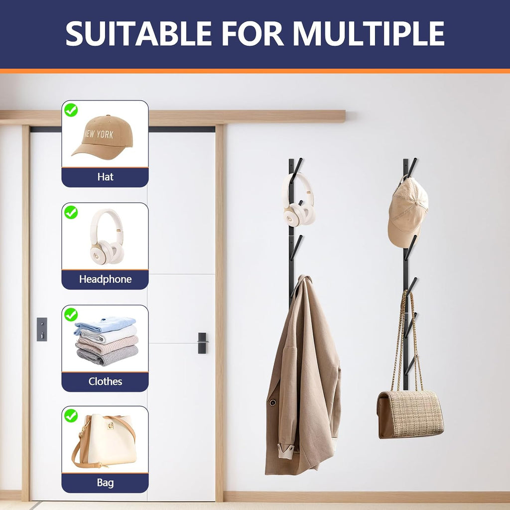 Skateboard Rack-6-Tier Skateboard Wall Mount & Snowboard Rack –Snowboard Wall Mount – Space-Saving Multi-Functional