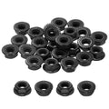 Kozelo 25Pcs Serrated Flange Hex Nuts M6-1-Coarse 304 Stainless Steel
