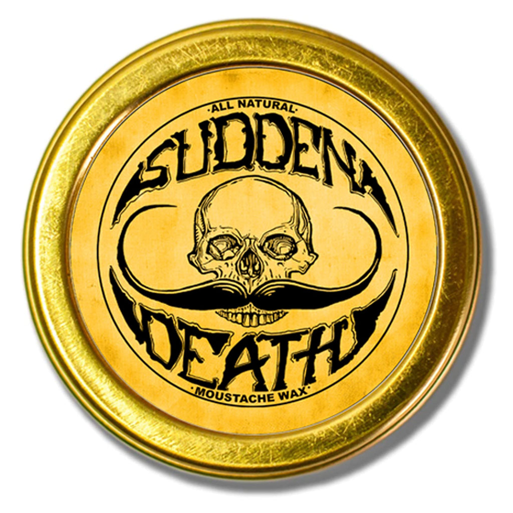 Mustache Wax Sudden Death for Men Strong Curl Hold 1oz Death Grip