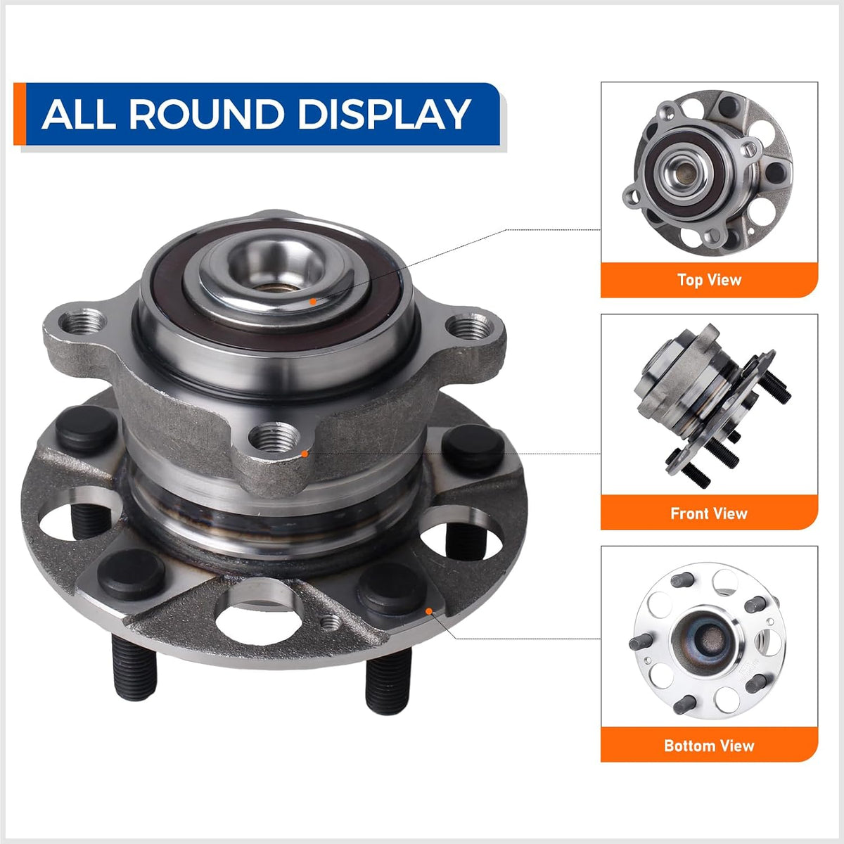 PAROD 512353 Rear Wheel Bearing & Hub Assembly