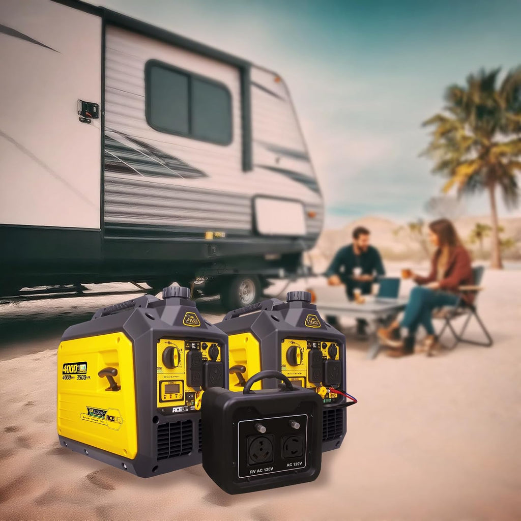 4000 Watt Dual Fuel Inverter Generator 149cc,Quiet Portable Gas and Propane Powered Quiet for Home, RV-Ready, EPA