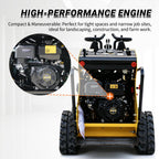 Mini Skid Steer Loader, 13.5HP Gas Engine Stand-On Track Loader