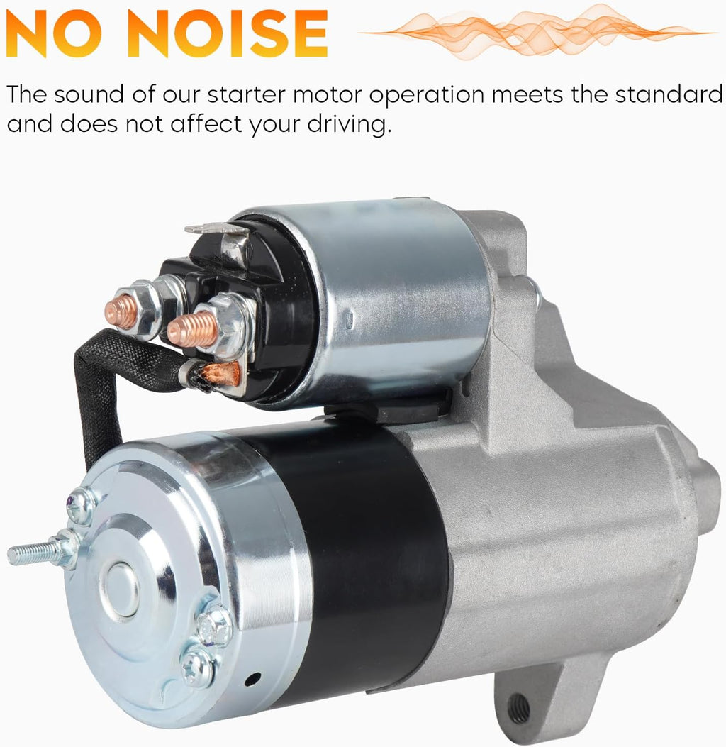 Starter Compatible with Jeep Liberty 3.7L 3.7 V6 2003-2005 M0T92081, M0T92082, M0T92081ZC, M1T86884, 56041641AD, SMT0207, 410-48095, 17882, 113642