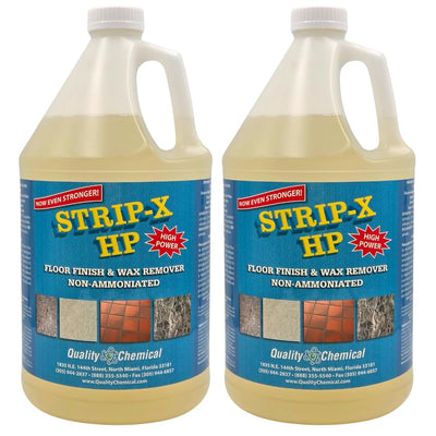 Strip-X H.P. High Power, Low Odor Floor Stripper & Wax Remover-2 gallon case